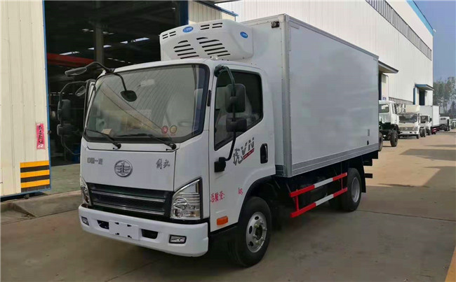國六解放4.2米冷藏車